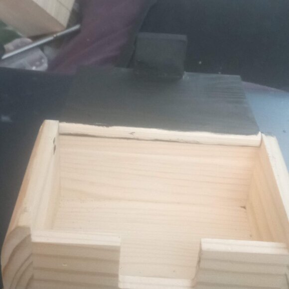 Handmade Bull Ox Black Trinket Jewelry Box - Picture 2 of 8